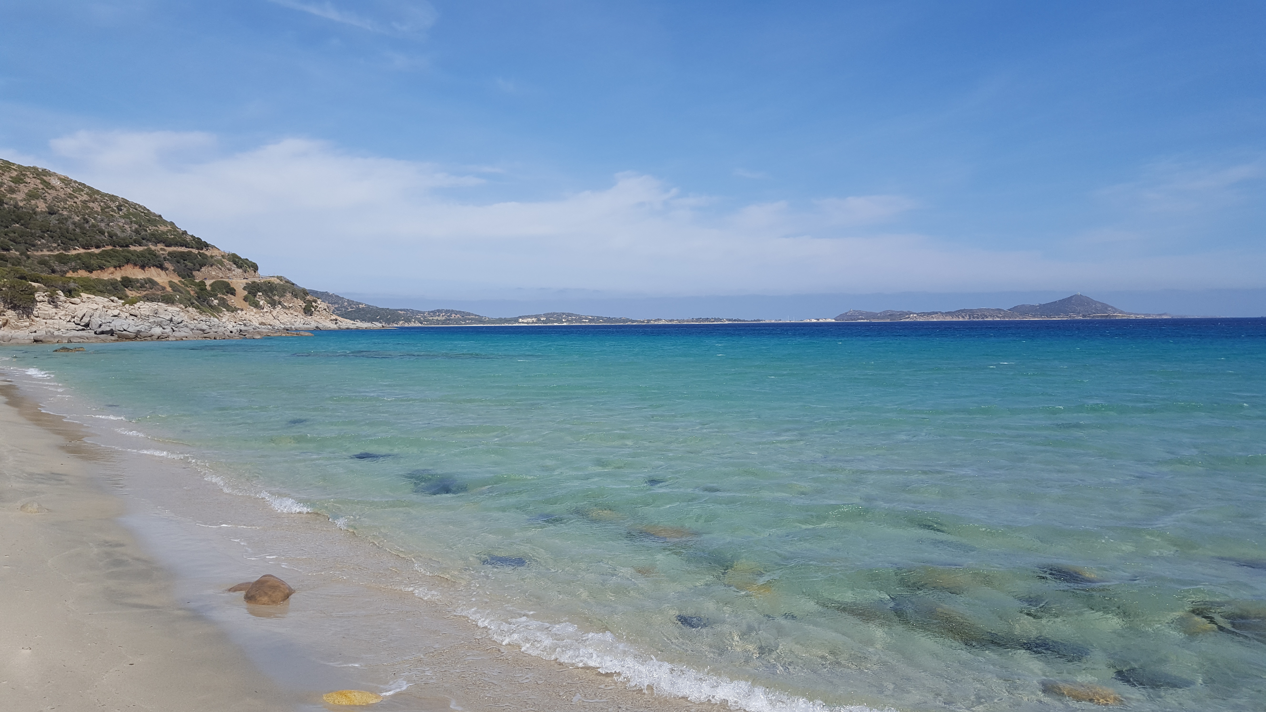 Strand in der Nähe von Villasimius